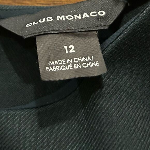 Club Monaco Sleeveless Paneled Midi Dress Cypress Green Size 12 MSRP 269.00 - Picture 12 of 12